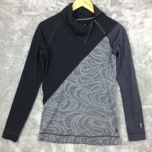 Smartwool 250 Asym Base Layer Shirt Womens Medium Merino Outdoor Hiking Classic